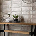 Oxford deco rustic white gloss wall tiles 10x30cm All tiles TILEJOB.CO.UK