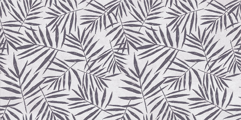 Botanical Tropical Dark Leaf Ceramic Tiles 30X60cm