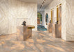 Luminous Topaz Polished Onyx Gold Effect Porcelain Matt and Polished Tiles - 60x120cm