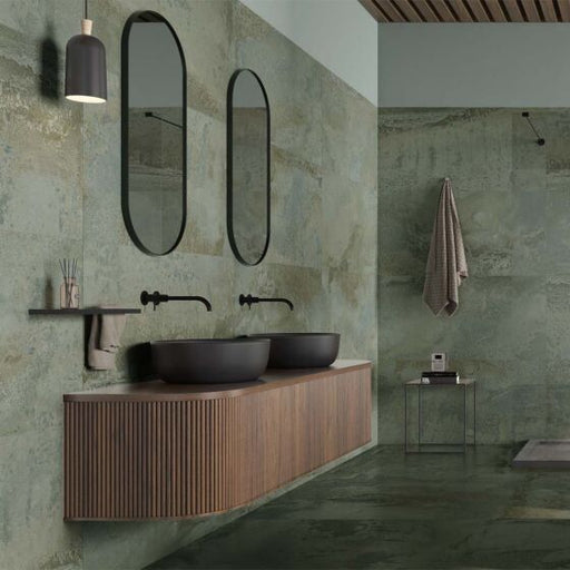 Metallico Iron Copper Green Porcelain Tiles 60x120cm All tiles TILEJOB.CO.UK