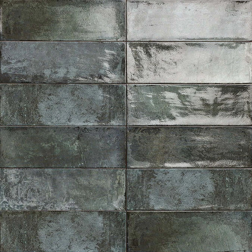 Oxford rustic blue gloss wall tiles 10x30cm All tiles TILEJOB.CO.UK