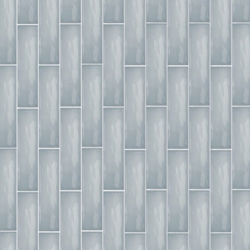 Vitrina Light Blue Gloss Wall Ceramic tiles 7.5x30cm