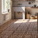 Livada cotto red vitrified ceramic tiles cut sample TILEJOB.CO.UK