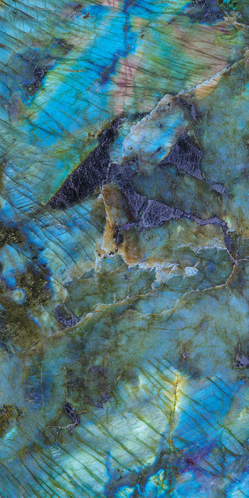 Luminous Labradorite Onyx Blue Polished Tiles - 60x120cm