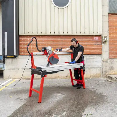 Rubi DX-350-N 1300 Laser & Level Bridge Wet Saw 110v 52928 TILEJOB.CO.UK
