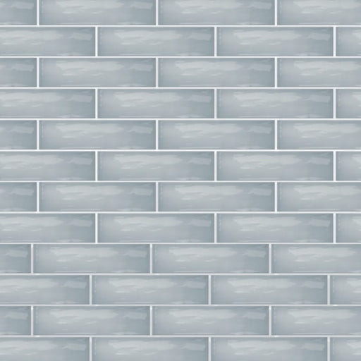 Vitrina Light Blue Gloss Wall Ceramic tiles 7.5x30cm