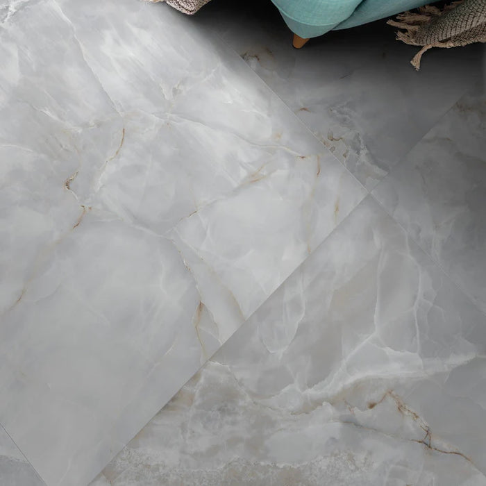 Aurelia Silver Marble Matt Tiles 
