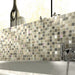 Perugia Brown Marble Mosaic Tiles Small mix