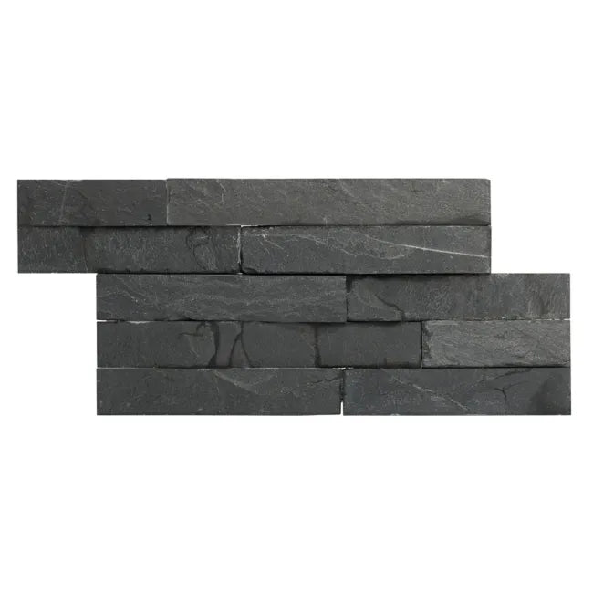 Wales Quarry Black Slate splitface 15x30cm