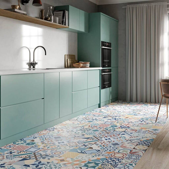 Lumier Taco Mix Matt Porcelain Tiles cut sample TILEJOB.CO.UK