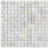 Carrara Pearl Small Squares Mix Marble Mosaic