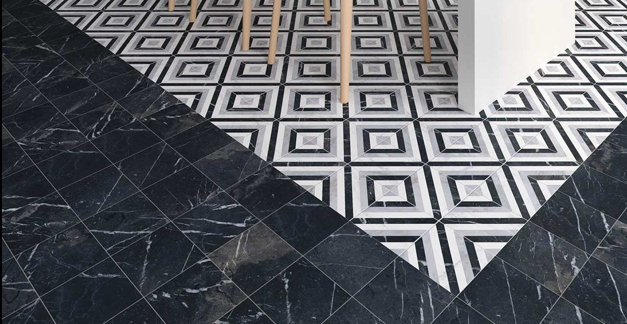 Velvet Taco Negro matt porcelain tiles 165x165mm