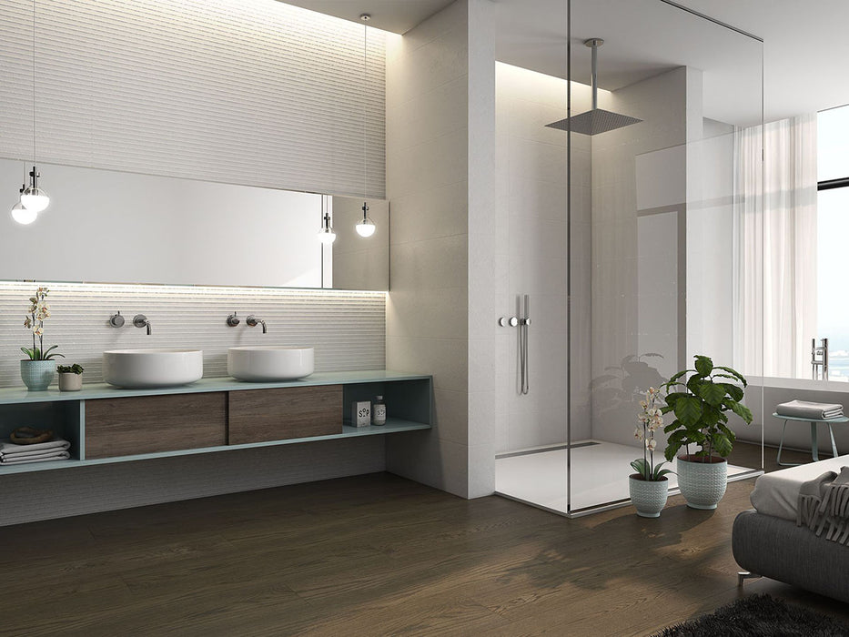 Cloud White Matt Ceramic tiles plane and decor 30x60cm