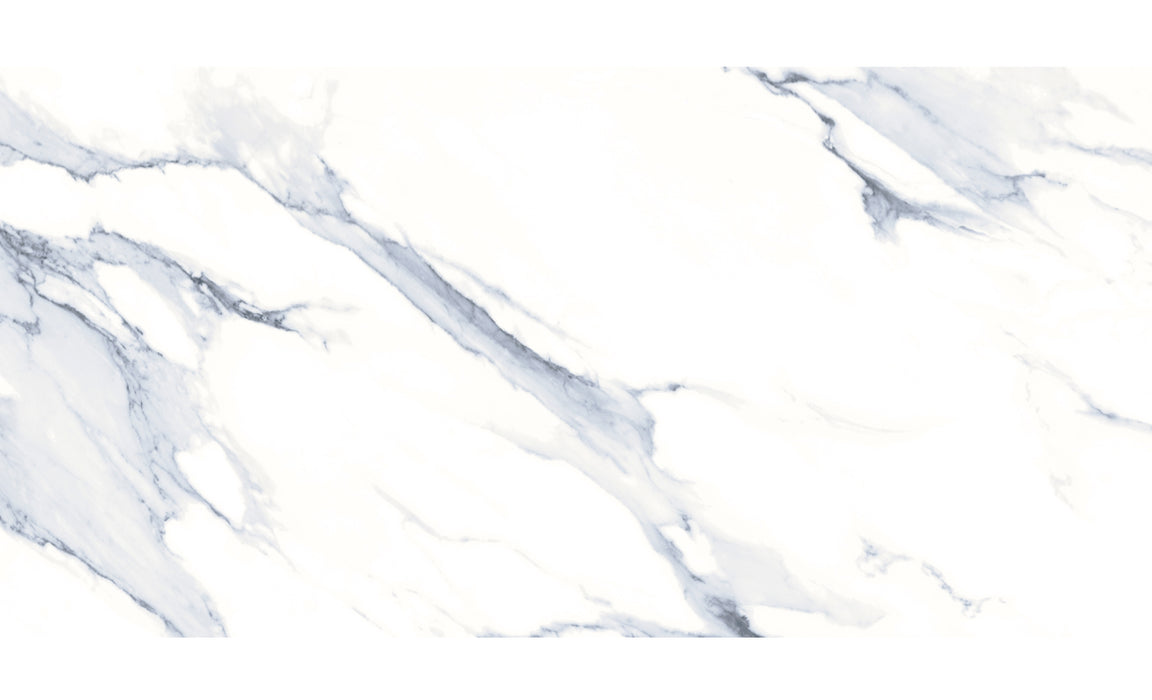 Marmi Carrara Blue Marble gloss porcelain tiles 60x60cm, 30x60cm, 60x120cm