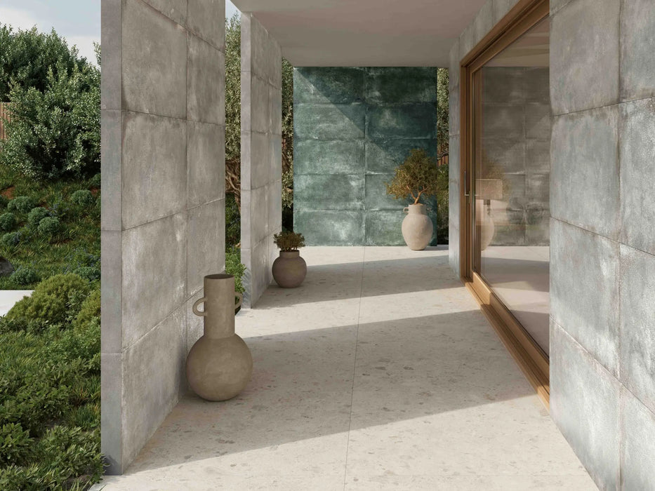 Verde Corten Metal Effect Wall & Floor Tiles