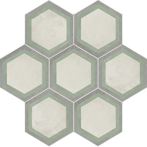 Vive Honey Green Hexagon tiles 216x250mm All tiles TILEJOB