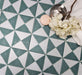 Craft green pattern tiles 22x22cm All tiles TILEJOB