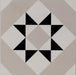 Blanconero Georgian Geometric Grigio porcelain cut sample TILEJOB.CO.UK
