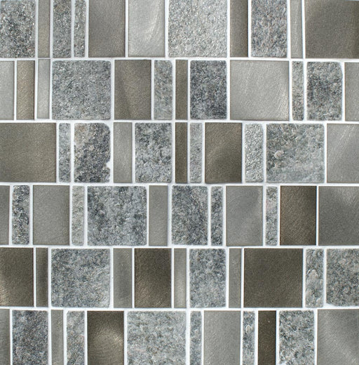 Meteor Grey Multi Mosaic Wall 300x300x8mm TILEJOB