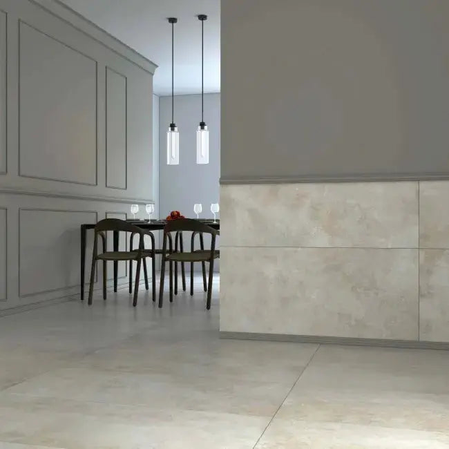 Kartena White Oxide Metal Effect Wall & Floor Tiles