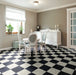 Charming Black Classic Marble effect tiles 30x30cm