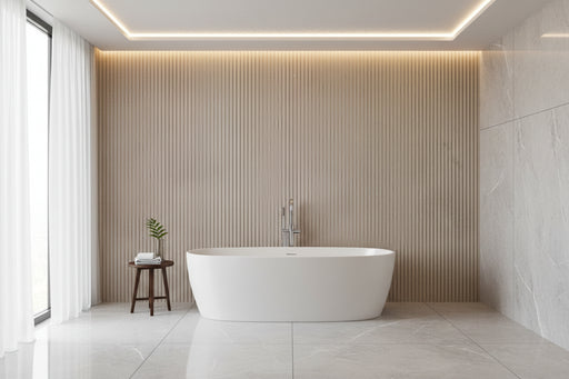 Mixtone Grey Decor Porcelain Matt Tiles 60x120cm