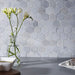 Deco Carrara Natural Marble Large Hexagonal Mosaic tiles