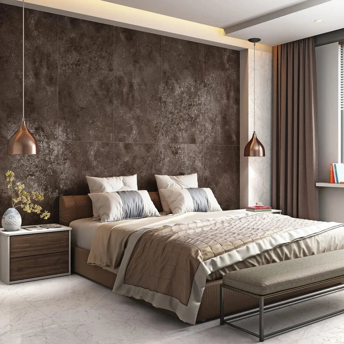 Scopello Brown Oxide Metal Effect Wall & Floor Tiles
