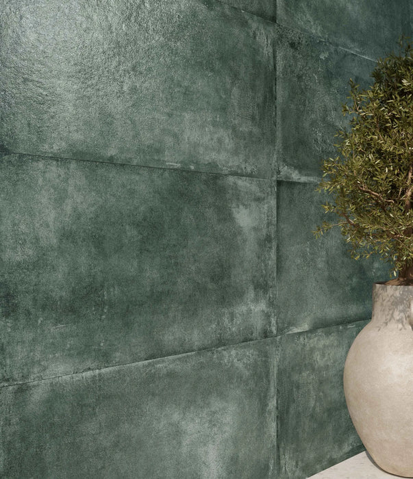 Verde Corten Metal Effect Wall & Floor Tiles