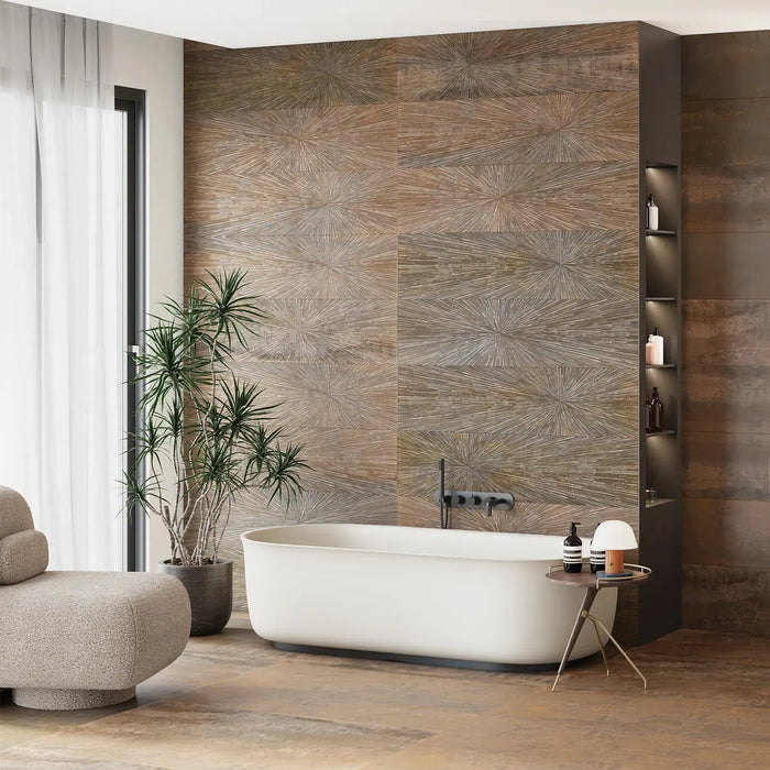 Ionic Copper Impact Decor Metal Effect Wall Tiles