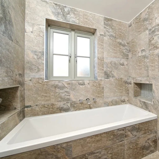 Keystone Grey Natural Slate Effect Floor Tile 600x400mm