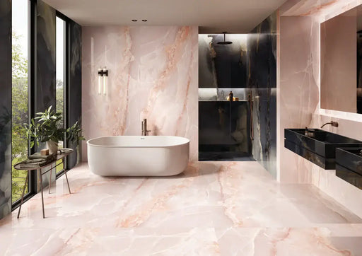 Onyx Pink Gloss and Matt 30x60cm All tiles TILEJOB Gloss