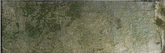 Oxford rustic green gloss wall tiles cut sample TILEJOB.CO.UK