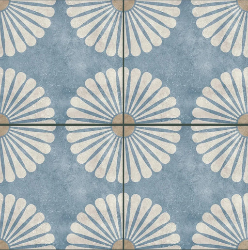 Romano daisy matt porcelain tiles cut sample TILEJOB.CO.UK