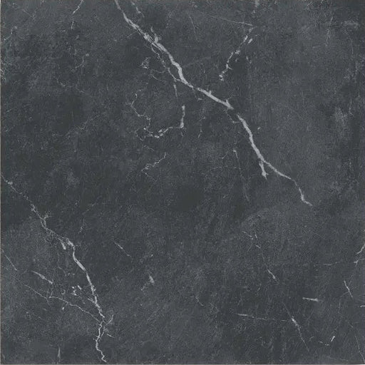Charming Black Classic Marble effect tiles 30x30cm