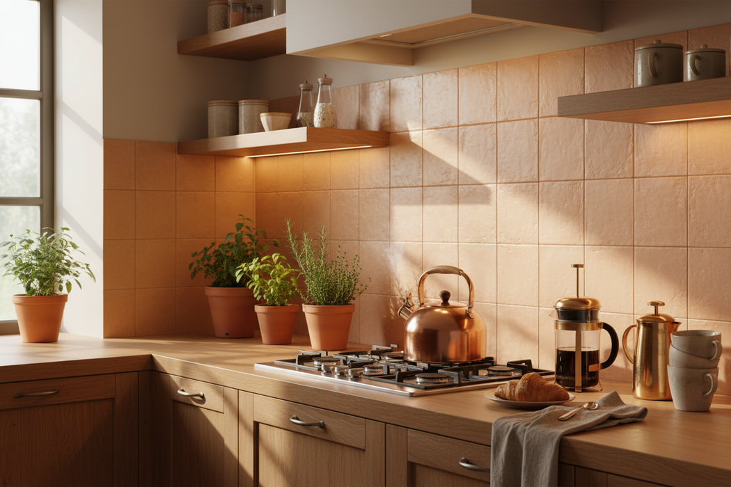 Tahoe Coral Porcelain tiles 20x20cm
    