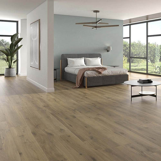 Kinabalu Dark Oak Matt Glazed Porcelain 20x120cm TILEJOB