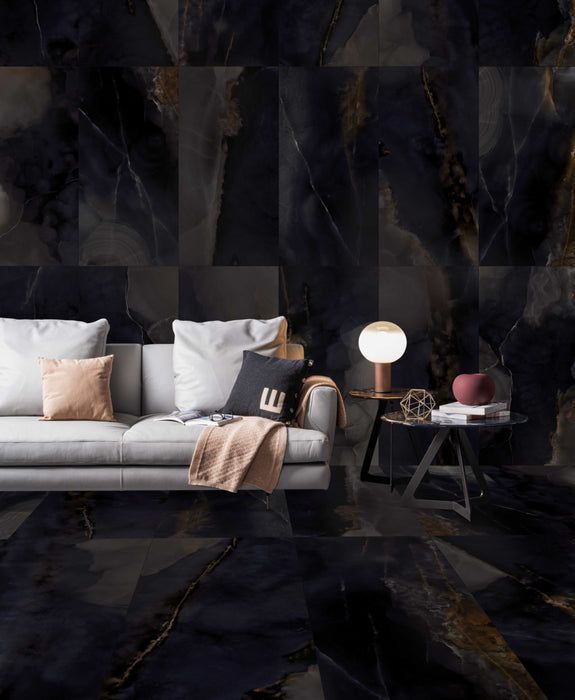 Onyx Black Gloss and Matt 30x60cm