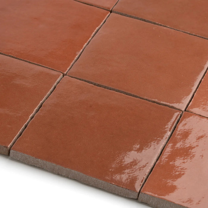 Zellige Morocco Fez Terracotta Blush Wall tiles 10x10cm