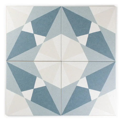 Altea Blue Taco Matt Tile 165x165mm All tiles TILEJOB