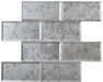 Lumiere Bevel Antique Mirror Brick Mosaic 75x150mm All tiles TILEJOB