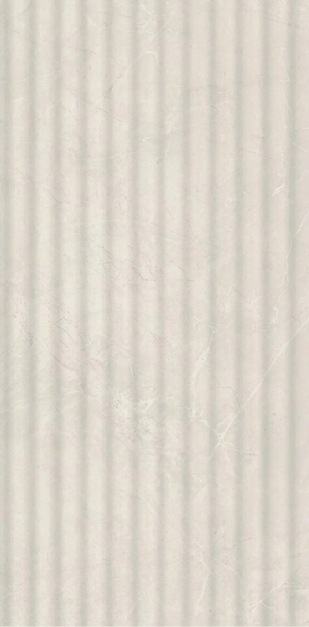 Stonehouse Zenetti Studio Vintage White Decor Marble Effect Fluted Wall Tiles Matt 30x60cm