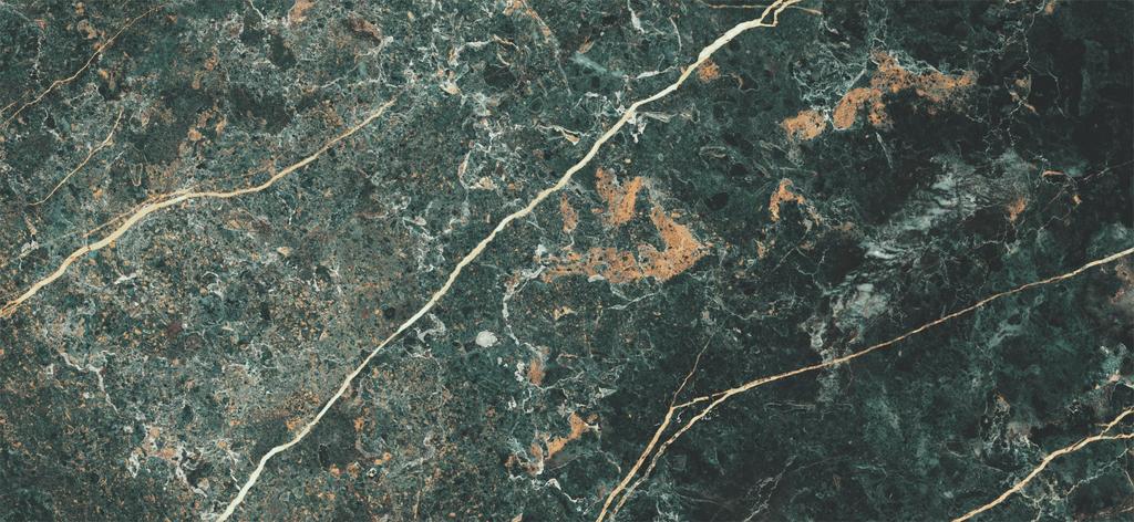 Icaro Musk Green Gloss Marble Effect Tiles 600x1200mm