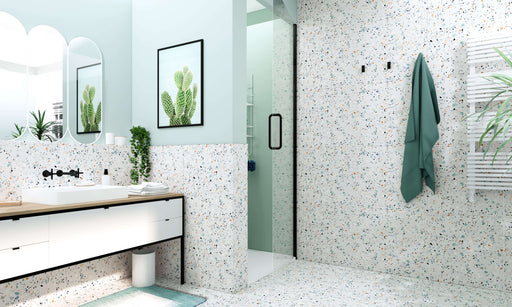 White terrazzo celleno 60x60cm All tiles TILEJOB