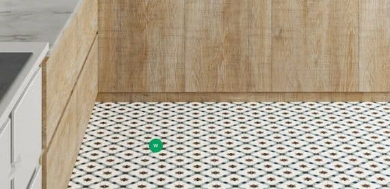 Grace Beige Taco Matt Tile 165x165mm