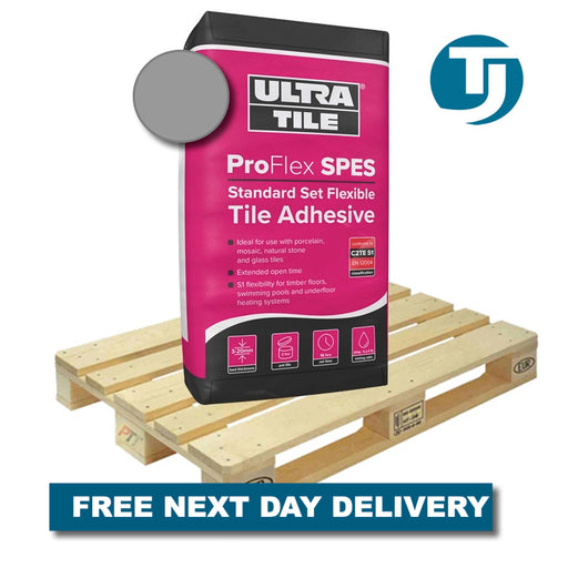 Ultra Tile Fix ProFlex SPES Standard Set Flexible S1 Adhesive (54 Bags Tail Lift) Adhesive TILEJOB.CO.UK