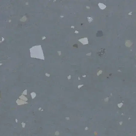 Joy Blue wall mat terrazzo tile cut sample TILEJOB.CO.UK