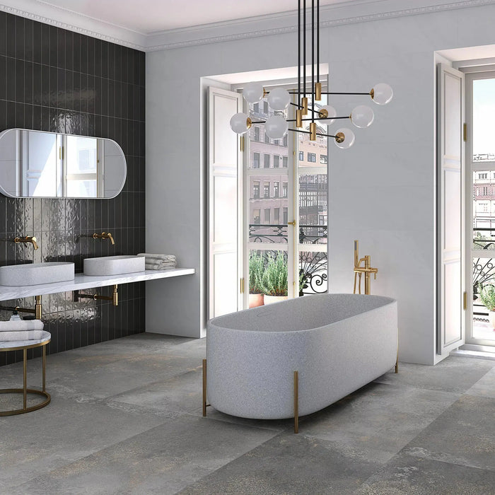 Ferrano Slate Grey Oxide Metal Effect Wall & Floor Tiles