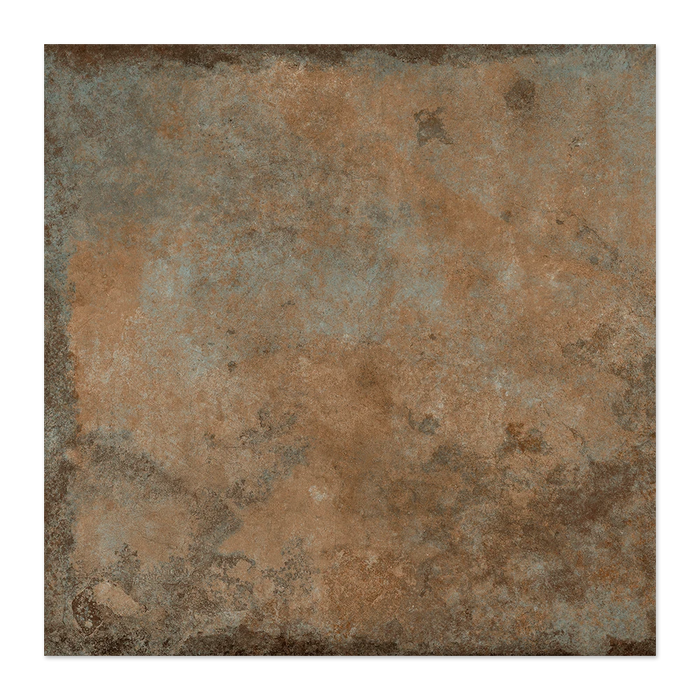 Alloy Copper Matt Porcelain Tiles cut sample TILEJOB.CO.UK