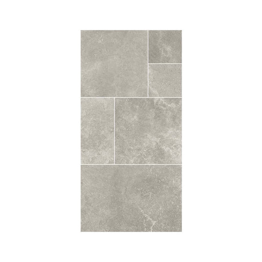 Pietre Lime Grigio modular tiles cut sample TILEJOB.CO.UK